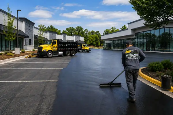 Commercial Sealcoating services Commercial Sealcoating services